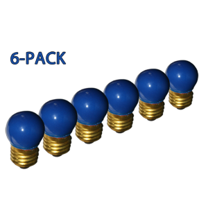 7 Watt Brooder Bulb Blue 6 Pack
