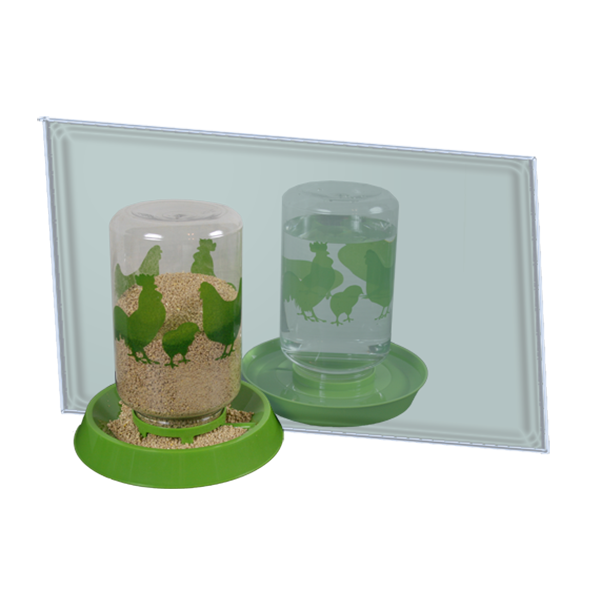 thumbnail image 2 of Lixit Reversible Waterer/Feeder For Rabbits & Small Animals - 48 Oz Gravity Feed System 2 of 13